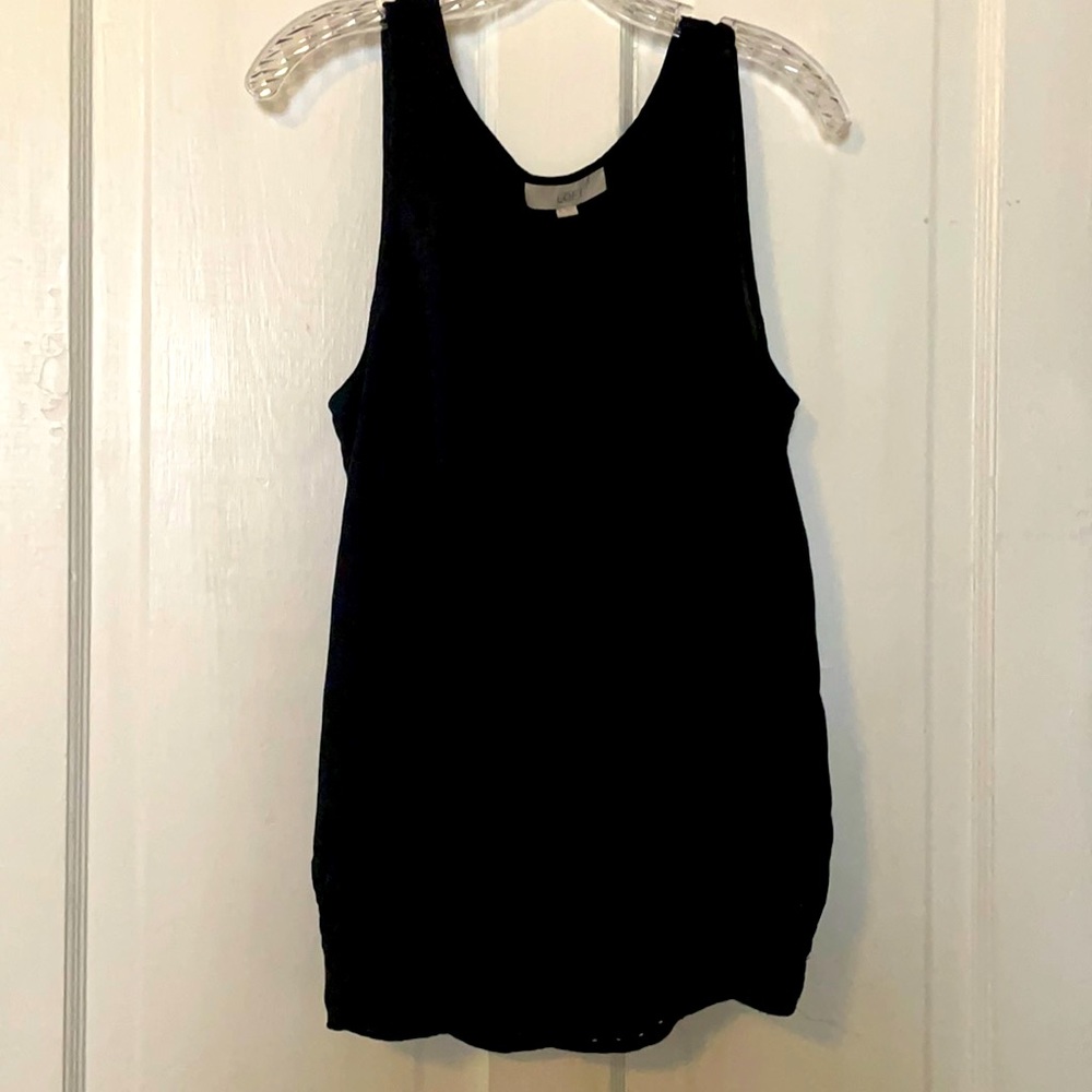 Black Loft Blouse Top